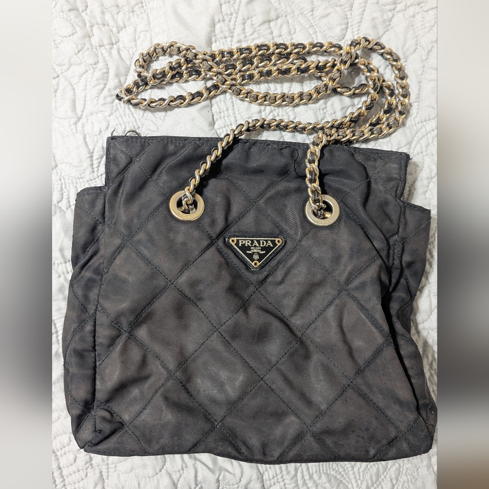 Prada Black Quilted Women's Bag